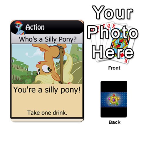 Pony Drinking Deck 3 By Gonzo Anon Front - Heart9