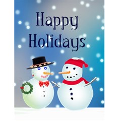 snow couple 1 Christmas Card - Greeting Card 4.5  x 6 