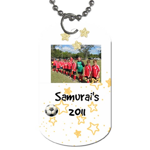 Samurai s Dog Tag By Taryn Powell Front