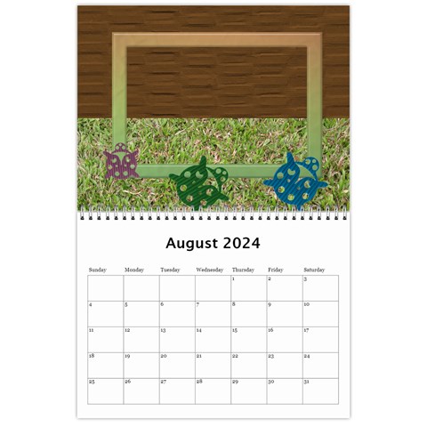 My Garden 2024 (any Year) Calendar By Deborah Aug 2024