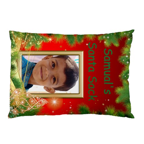 My Santa Sack Pillow Case By Deborah Front