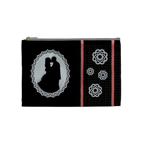 Cosmetic Bag Love/wedding By Petula Front