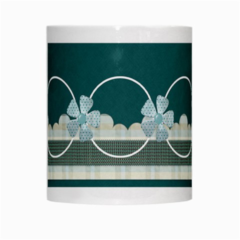 Covered In Teal Mug 1 By Lisa Minor Center