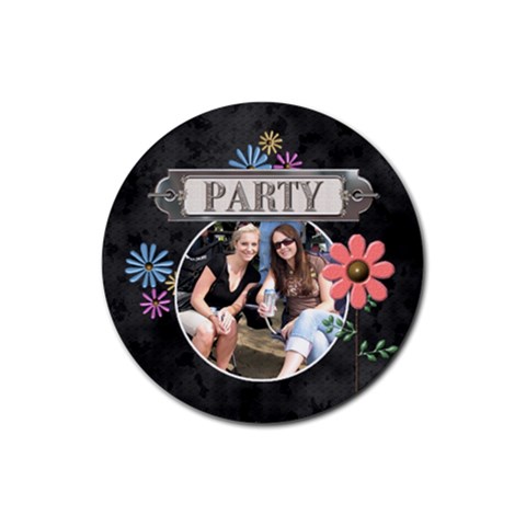 Party Drink Coaster By Lil Front