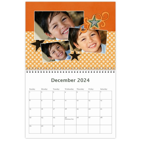 Calendar: All Stars By Jennyl Dec 2024