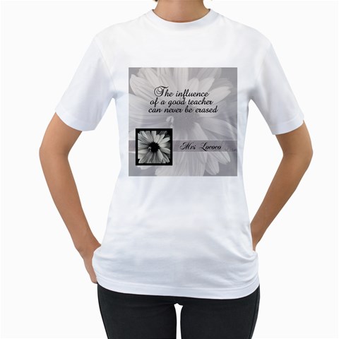 Teacher Tshirt By Patricia W Front