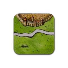 Carcassonne - Rubber Coaster (Square)