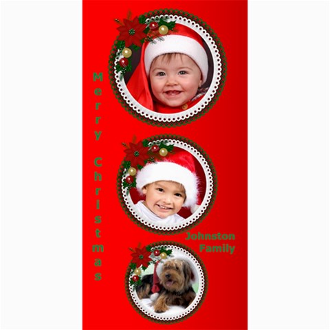 Merry Christmas 4x8 Photo Card 2 By Deborah 8 x4  Photo Card - 8