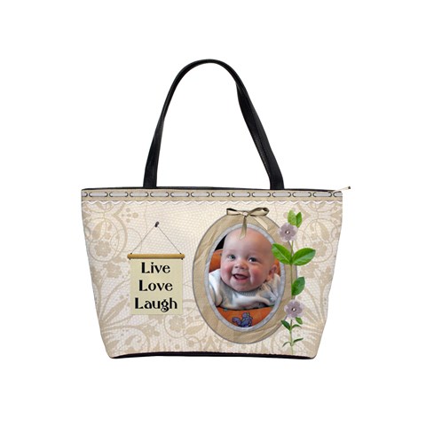 Live Love Laugh Shoulder Handbag By Lil Front