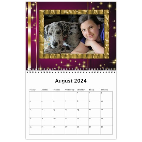 Celebration Calendar 2024 (any Year) By Deborah Aug 2024