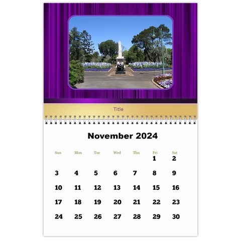Highlights 2024 Calendar Large Numbers By Deborah Nov 2024