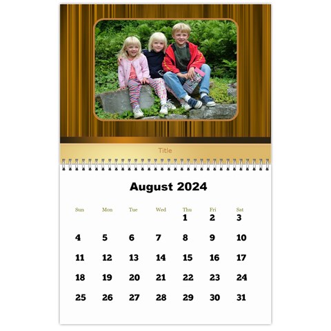 Highlights 2024 Calendar Large Numbers By Deborah Aug 2024