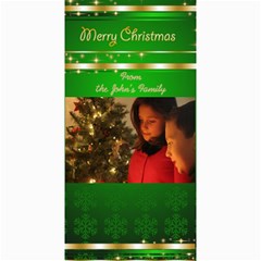 Merry Christmas 4x8 Photo card 3 - 4  x 8  Photo Cards