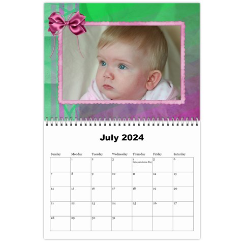 All Precious 2024 (any Year) Calendar By Deborah Jul 2024