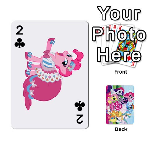 My Little Pony Friendship Is Magic Playing Card Deck By K Kaze Front - Club2