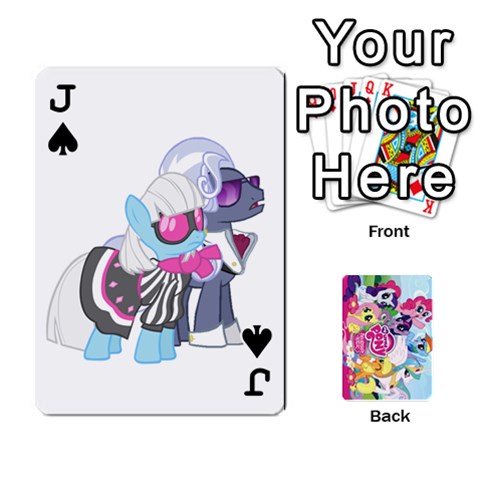Jack My Little Pony Friendship Is Magic Playing Card Deck By K Kaze Front - SpadeJ