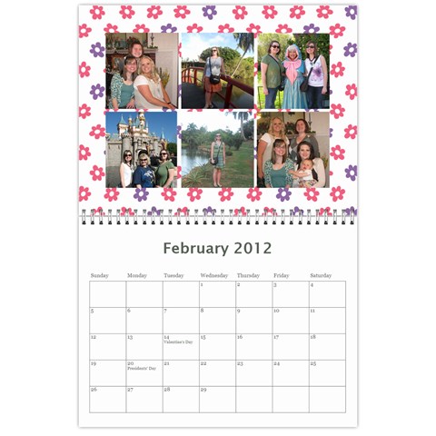 Calendar Nana & Mom By Carrie Wardell Feb 2012