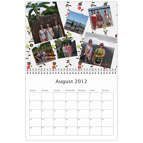 Calendar Nana & Mom By Carrie Wardell Aug 2012