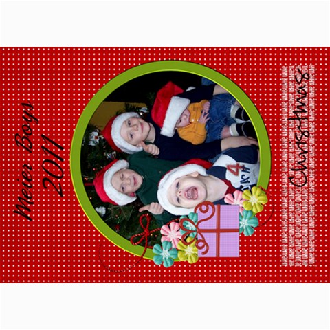 2011 Christmas Card 1 By Martha Meier 7 x5  Photo Card - 9