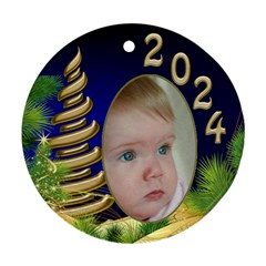 Christmas Round Ornament 1 - Ornament (Round)