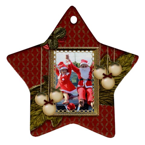 Ornament (star): Christmas13 By Jennyl Front