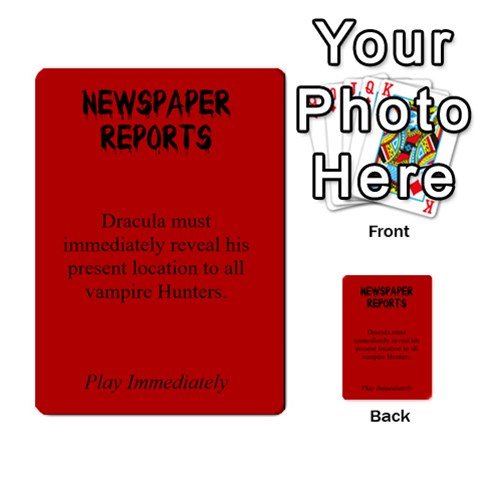Fury Of Dracula Hunter Event Cards By Dana Front 34