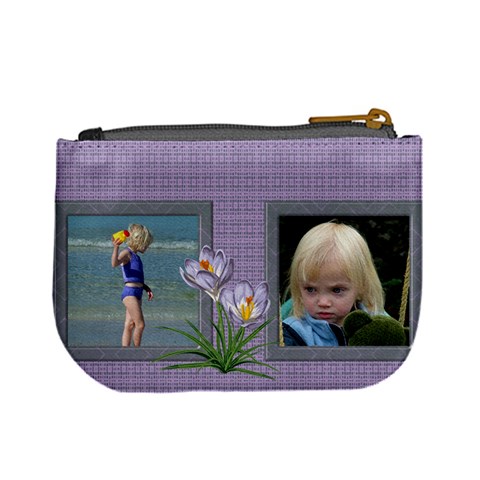 Shades Of Violet Mini Coin Purse By Deborah Back