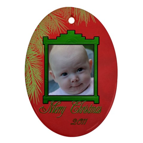 Tree Boughs Ornament By Patricia W Front