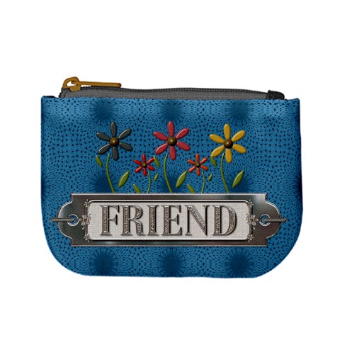Friend Mini Coin Purse By Lil Front