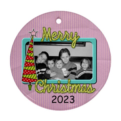2023 Circle Ornament 2 Front