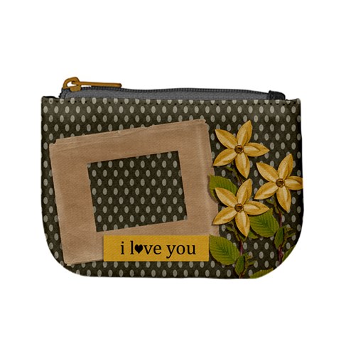 Mini Coin Purse : I Love You By Jennyl Front