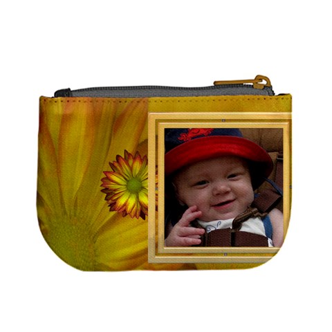 Yellow Flower Mini Coin Purse By Lil Back