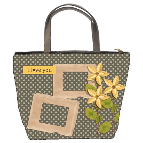 Bucket Bag: I Love You By Jennyl Back