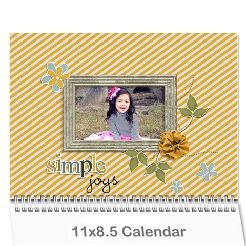 Calendar Any Year: Simple Joys By Jennyl Cover
