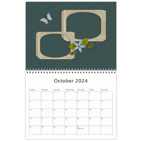 Calendar Any Year: Simple Joys By Jennyl Oct 2024
