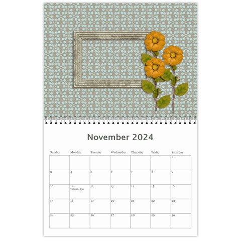 Calendar Any Year: Simple Joys By Jennyl Nov 2024