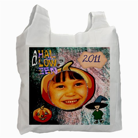 Trick Or Treat Recycle Bag 4 By Kim Blair Front