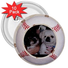 dog but - 3  Button (10 pack)