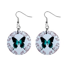 butterfly earrings - Mini Button Earrings