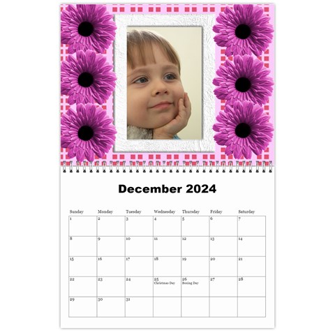 My Girl 2024 (any Year) Calendar By Deborah Dec 2024