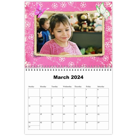 My Girl 2024 (any Year) Calendar By Deborah Mar 2024