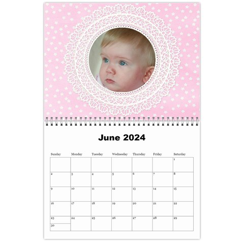 My Girl 2024 (any Year) Calendar By Deborah Jun 2024