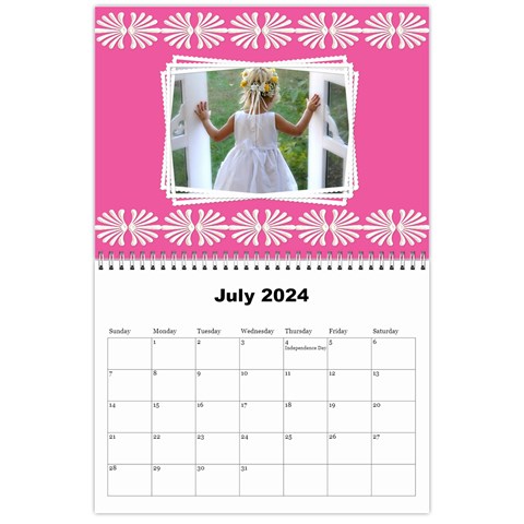 My Girl 2024 (any Year) Calendar By Deborah Jul 2024