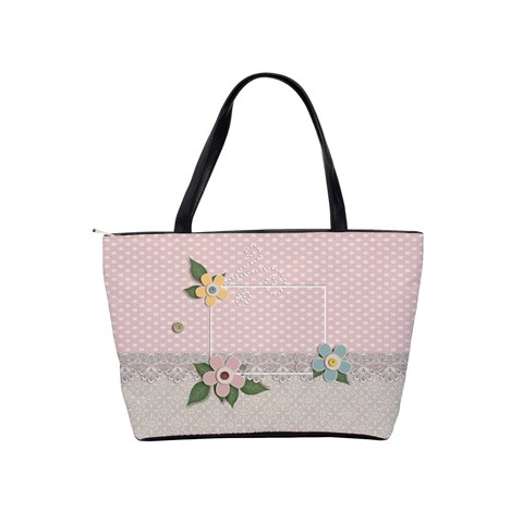 Shoulder Handbag: Flowers And Lace By Jennyl Back