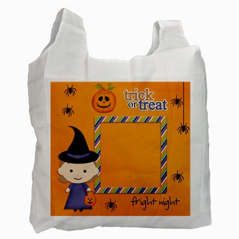 Recycle Bag (one Side): Halloween8 By Jennyl Front