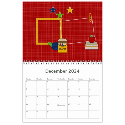 Calendar: Back To School (any Year) By Jennyl Dec 2024