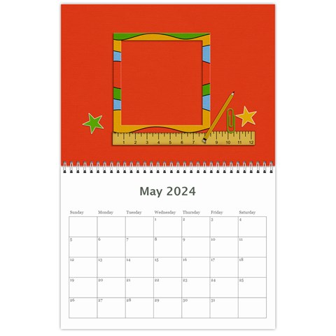 Calendar: Back To School (any Year) By Jennyl May 2024