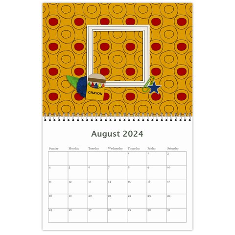 Calendar: Back To School (any Year) By Jennyl Aug 2024