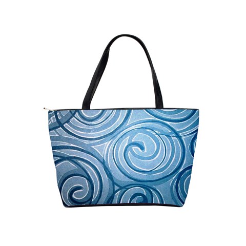 Turquoise Squiral Shoulder Bag By Bags n Brellas Back