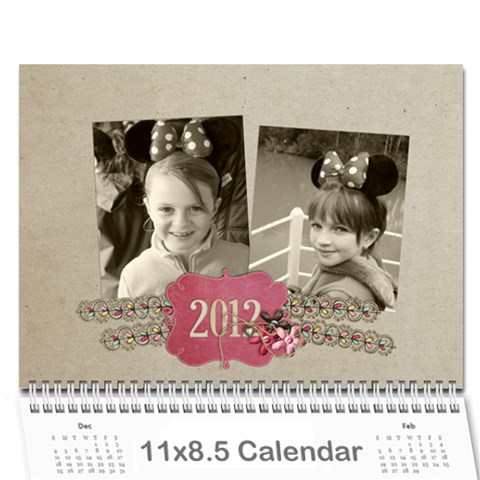 2012 Calendar By Cheryl Peacock Cover